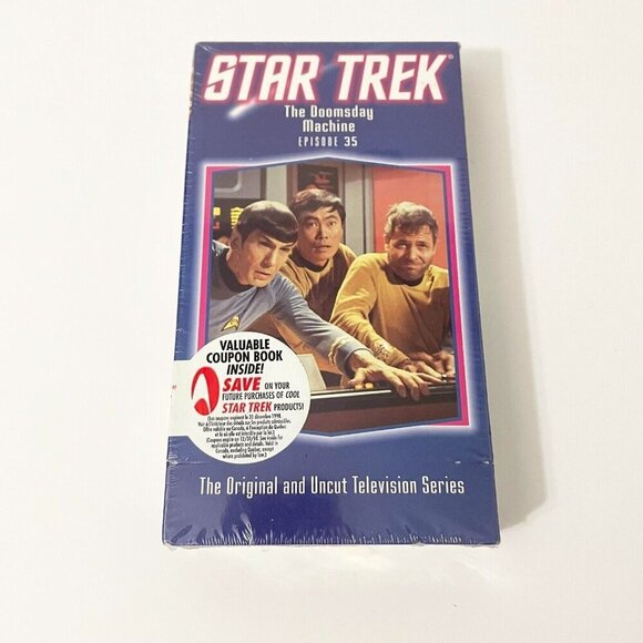 Vtg 1993 Star Trek The Television Series The Doomsday Machine VHS Tape - Picture 1 of 16